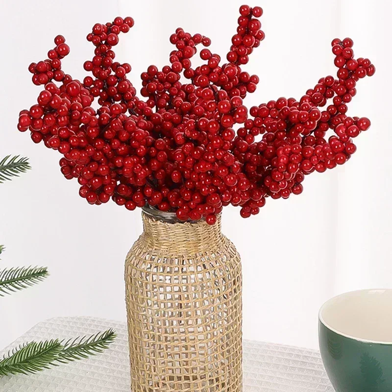 Christmas Artificial Red Berri - Christmas Wreath Fake ulasan dan harga