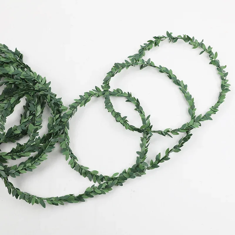 7 Meters Iron Wire Green Leaf  - Christmas Wreath Fake ulasan dan harga