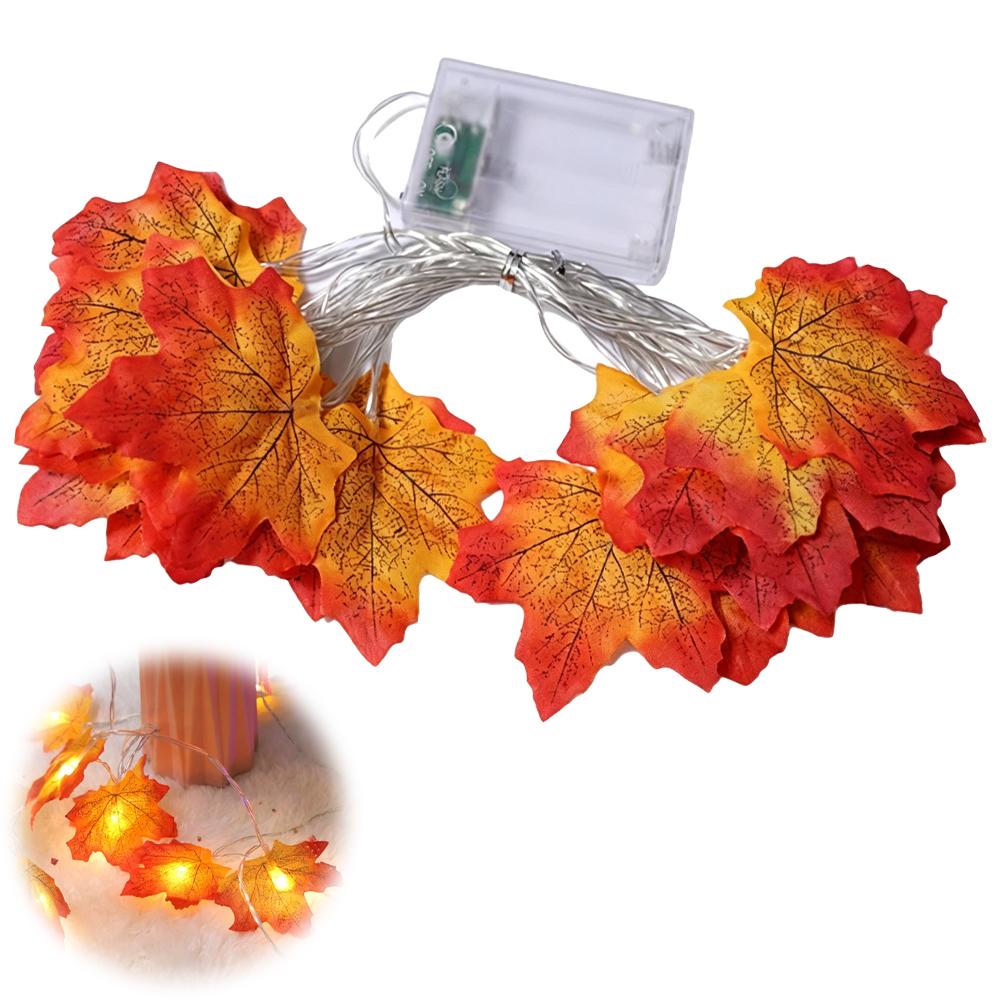 Maple Leaf Garland String Ligh - Led Fairy String Lights ulasan dan harga