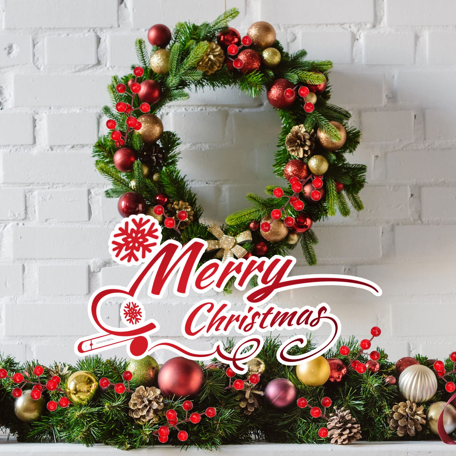 Artificial Pine Branches Fake  - Christmas Wreath Fake ulasan dan harga