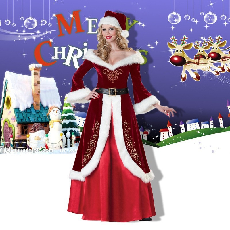 Santa Claus Costume Women Men  - Elf Costume Christmas ulasan dan harga