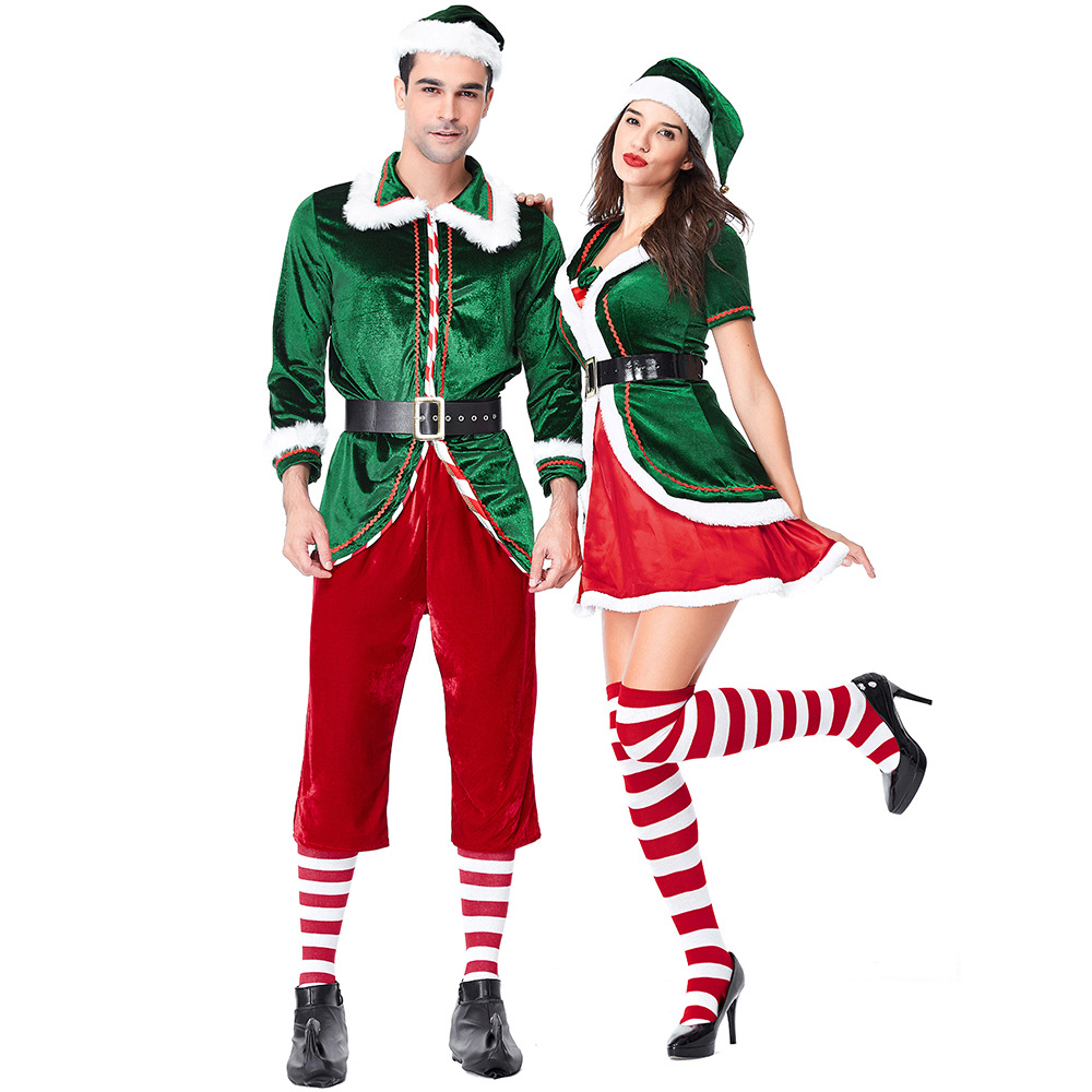 Santa Claus Costume Women Men  - Elf Costume Christmas ulasan dan harga